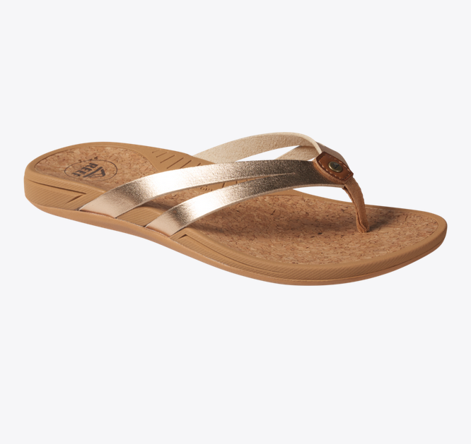 Pacific Joy Leather Flip Flop - Golden Hour - Southern Belle Boutique
