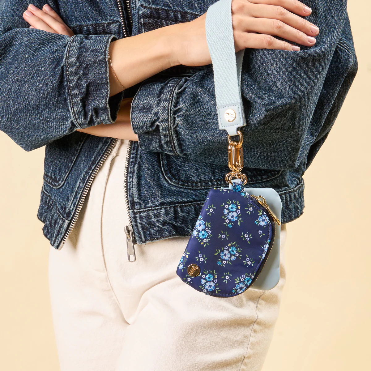 Dynamic Duo Pouch Wristley - Endless Daydream Navy - Southern Belle Boutique