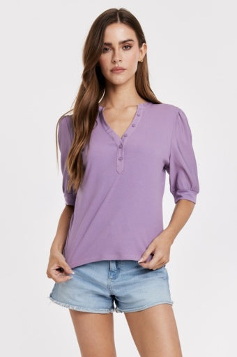 Tanner Tee - Dewy Iris - Southern Belle Boutique