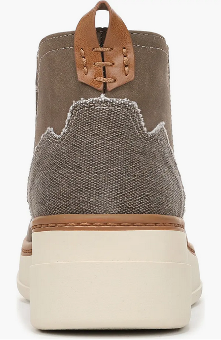 Charming Platform Wedge Suede Woodsmoke Boot - Southern Belle Boutique