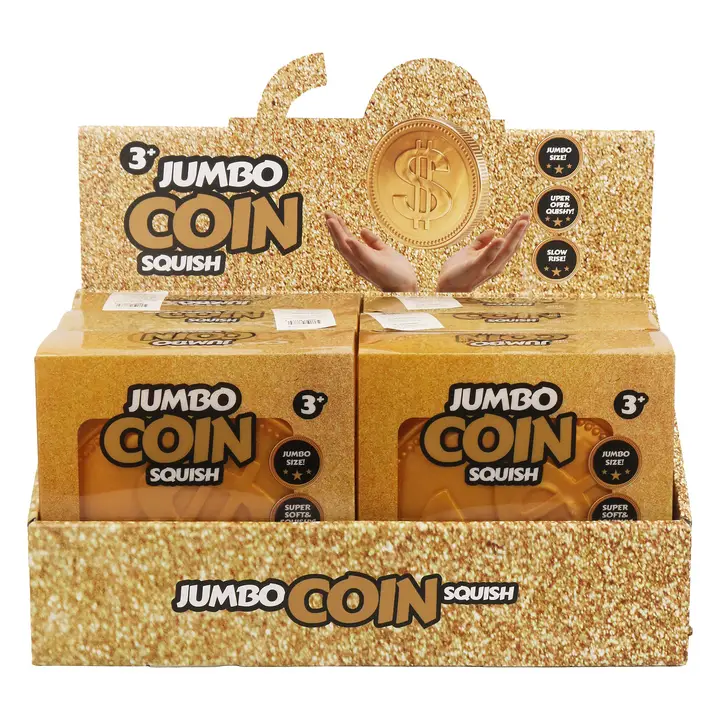Jumbo Gold Coin Squishy - Southern Belle Boutique
