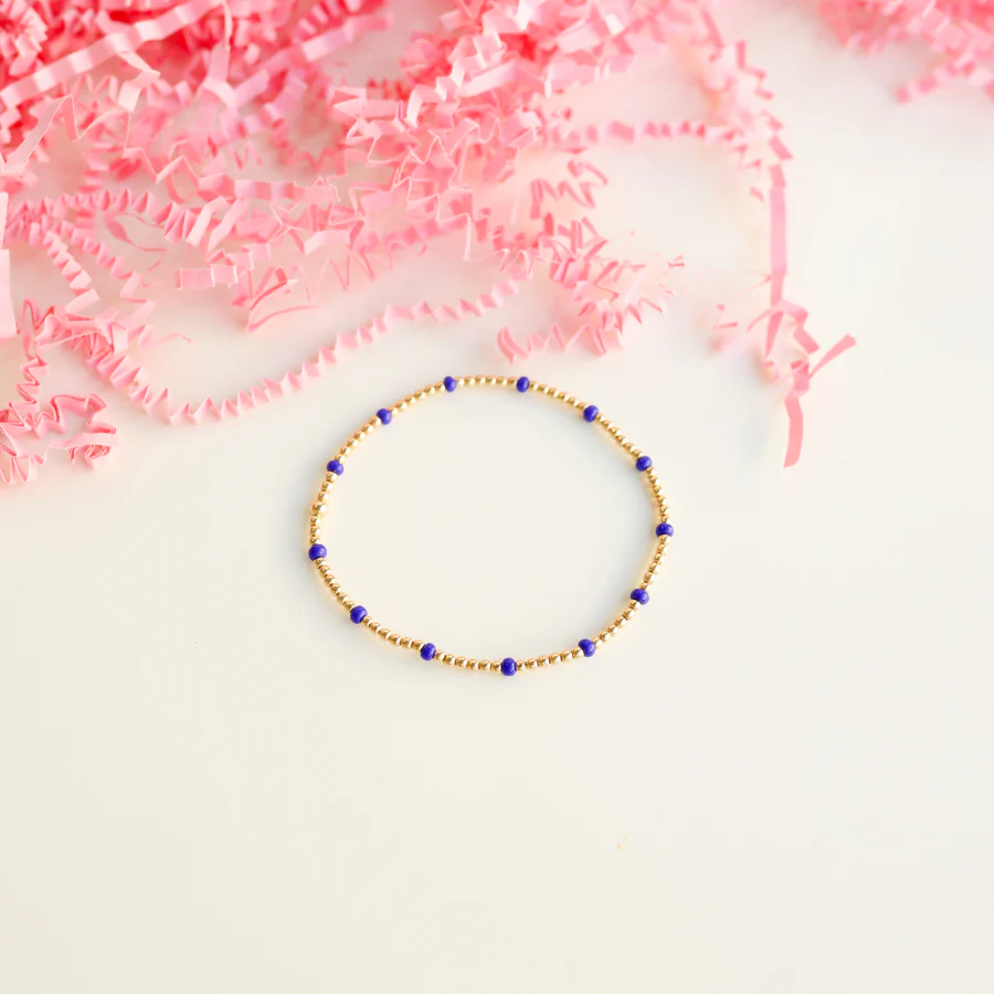 Blue - Dainty Poppi Bracelet - Southern Belle Boutique