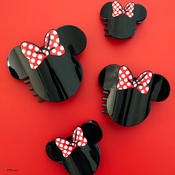 Disney: Minnie Mouse Shaped Medium Flat Hair Clip - Southern Belle Boutique