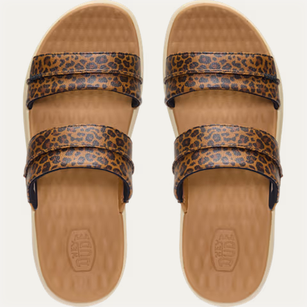 Austin Slide Classic - Tan Leopard - Southern Belle Boutique