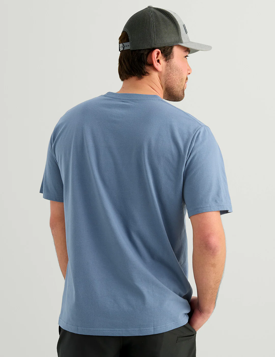Huk Script Tee - Stormy Blue - Southern Belle Boutique