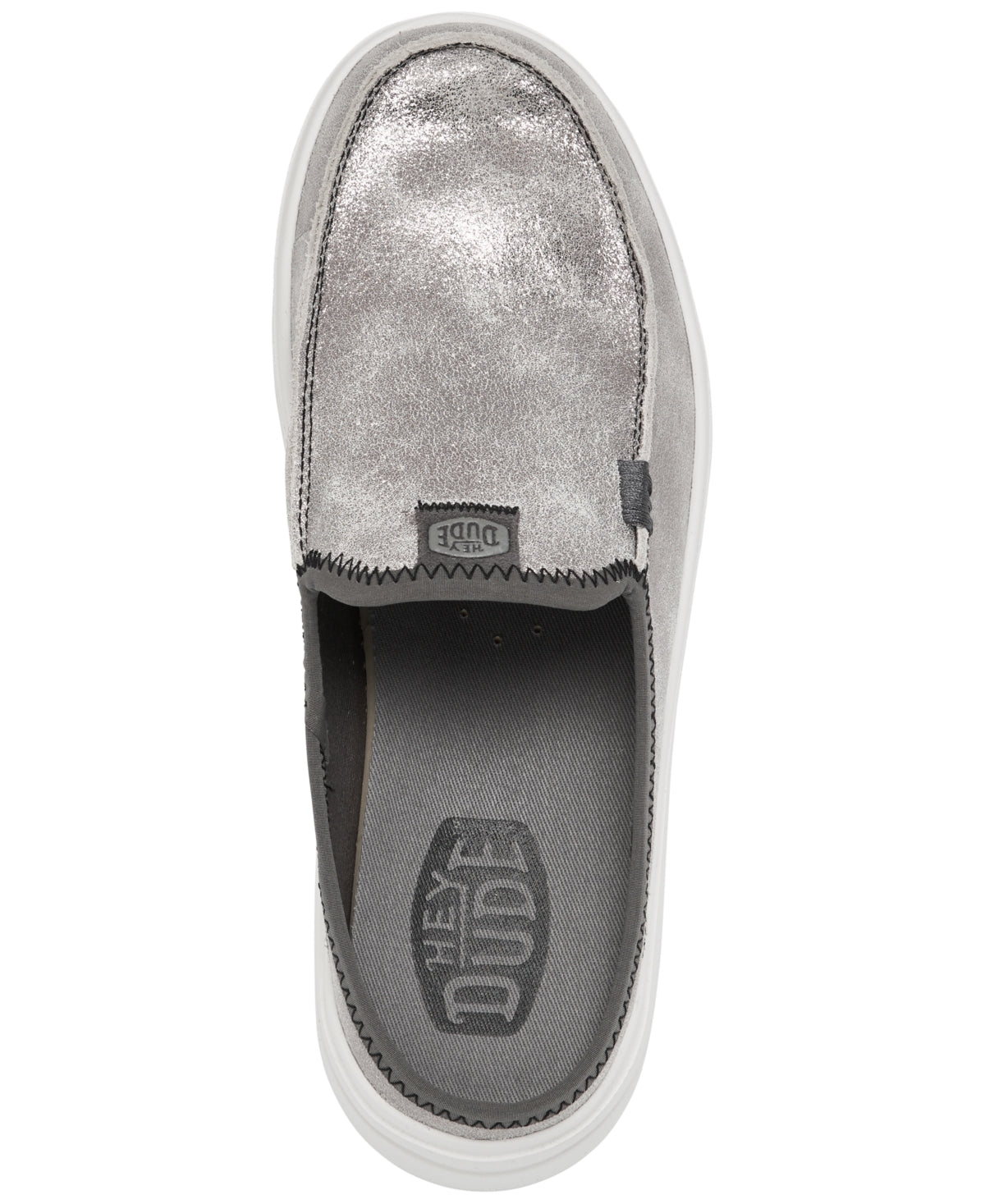 Austin Lift Classic Slide Sneaker - Metallic Charcoal - Southern Belle Boutique