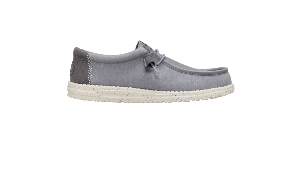 Wally Stretch Canvas - Flannel Grey/Bone White - Southern Belle Boutique