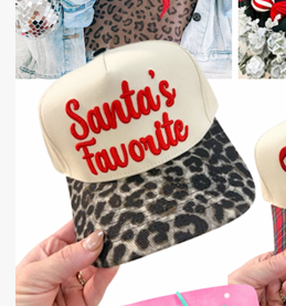 Santa's Favorite Trucker Hat - Southern Belle Boutique