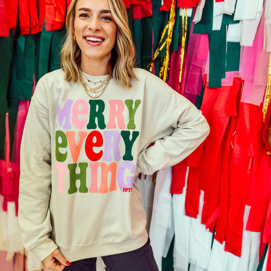 Merry Everything Sweatshirt - Southern Belle Boutique