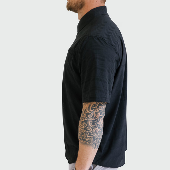 Oysterman S/S Woven Shirt - Black