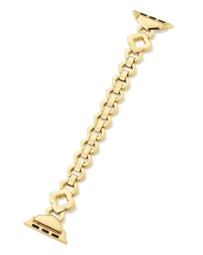 Medallion Watch Band in Gold Tone Stainless Steel - Southern Belle Boutique