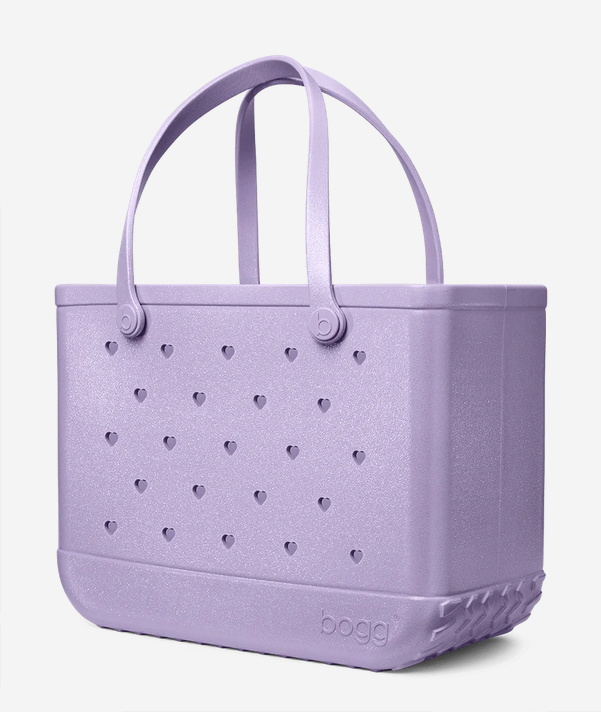 Original Bogg® Bag - Heart Shimmer LILAC - Southern Belle Boutique