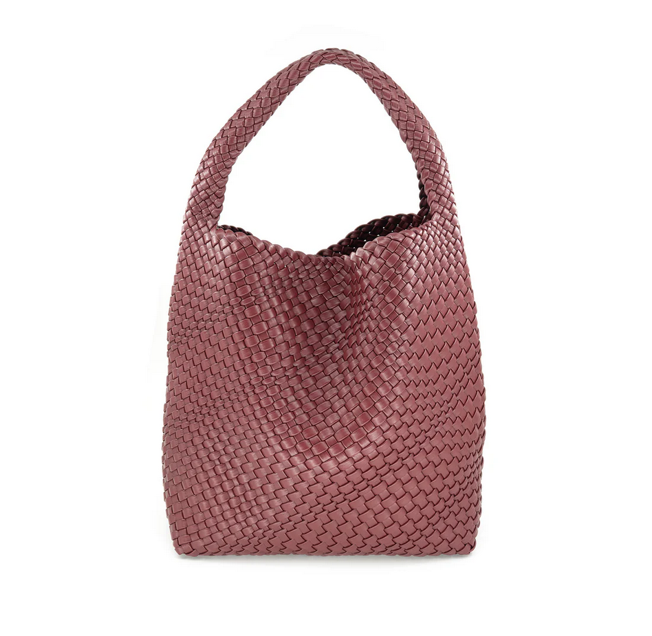 Woven Bag - Burgundy