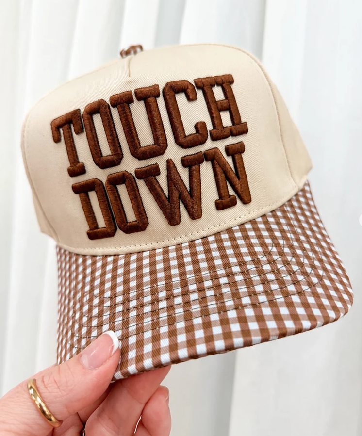 Touch Down Trucker Hat - Southern Belle Boutique