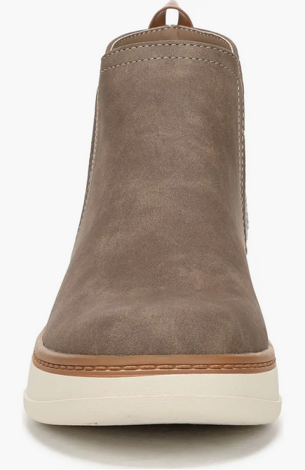 Charming Platform Wedge Suede Woodsmoke Boot - Southern Belle Boutique