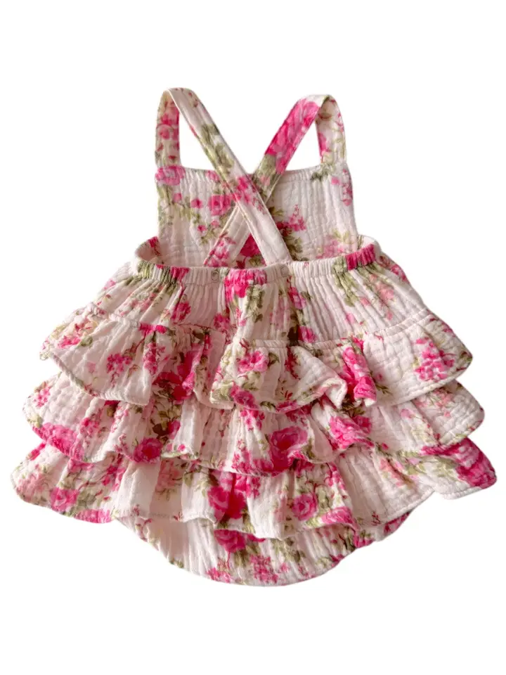 Muslin Ruffle Sunsuit, Country Daydream - Southern Belle Boutique