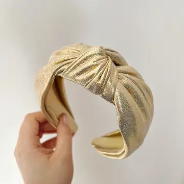 Holiday Metallic Knot Headband - Southern Belle Boutique