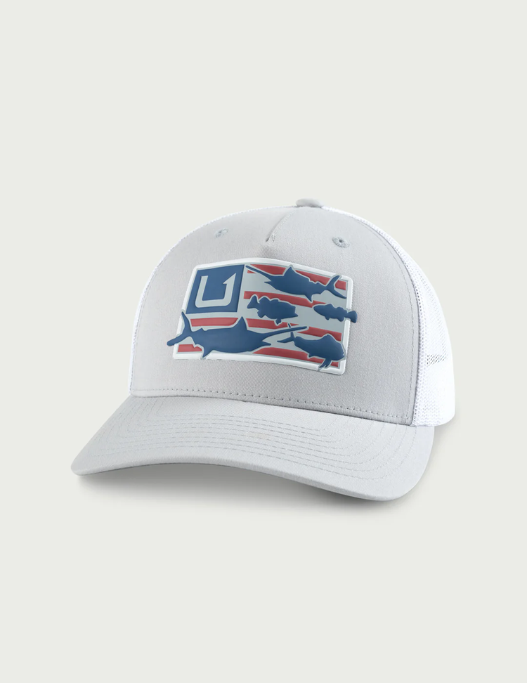 Trophy Flag Trucker Hat - Harbor Mist