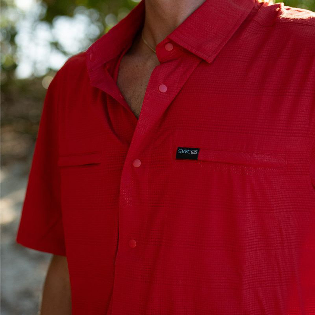 Oysterman S/S Woven - Molten Lava - Southern Belle Boutique