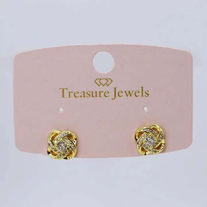 The jolly Stud Earrings - Gold - Southern Belle Boutique