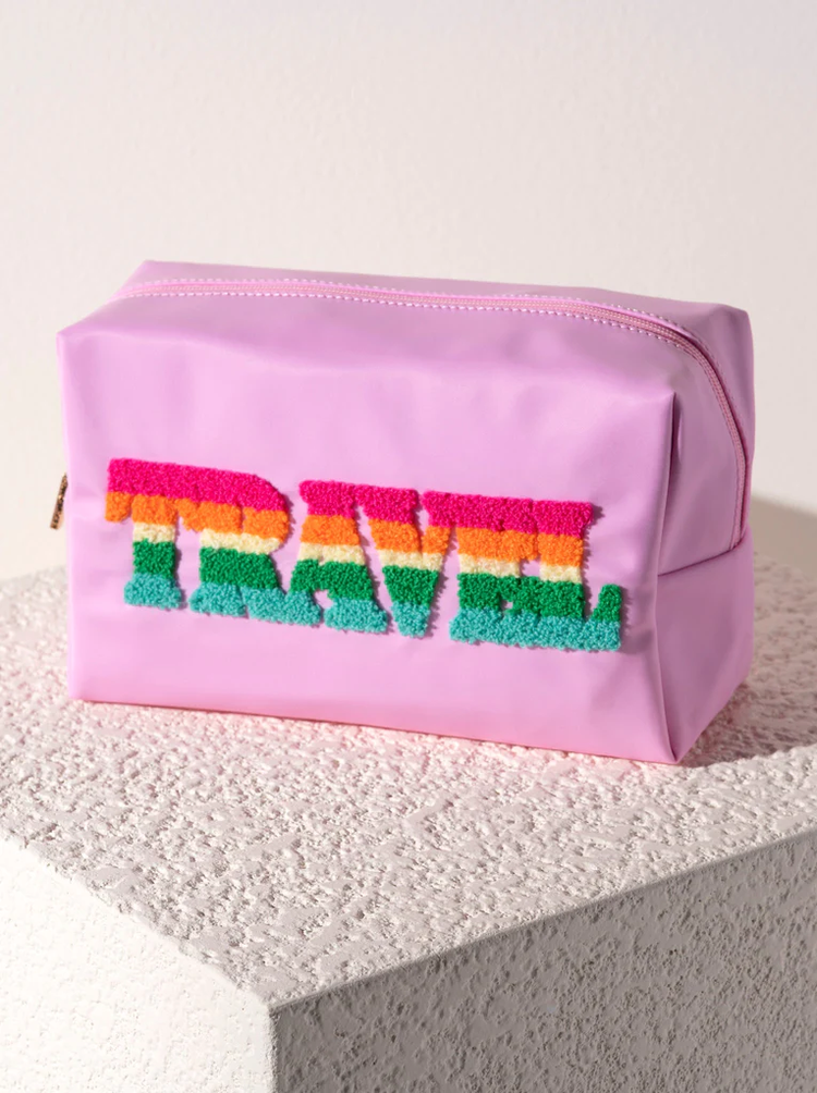 Joy "Travel" Zip Pouch, Candy - Southern Belle Boutique