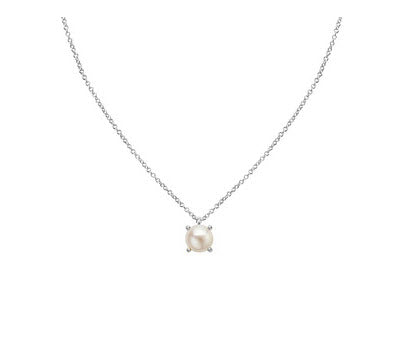 Shine Bright Mini Pearl Necklace Silver - Southern Belle Boutique