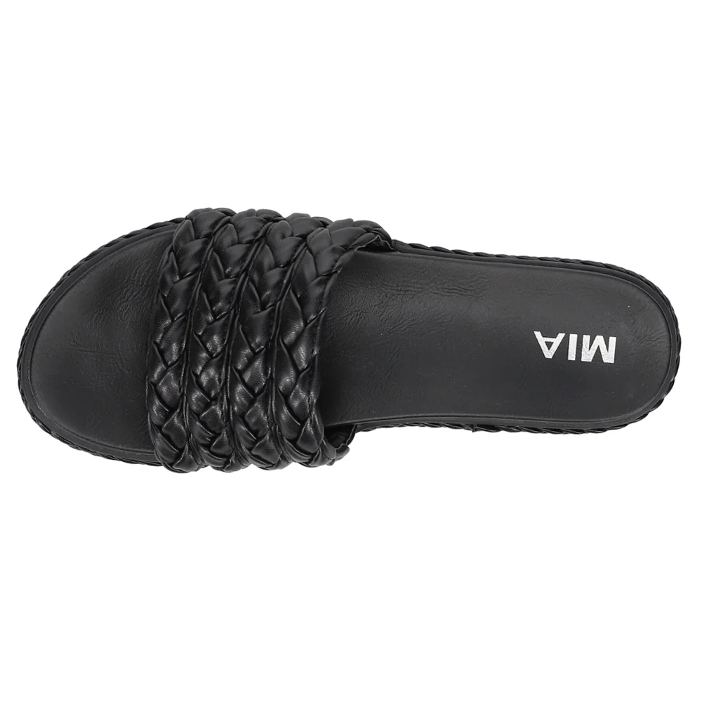 Bri Braided Platform Slide Sandal - Southern Belle Boutique