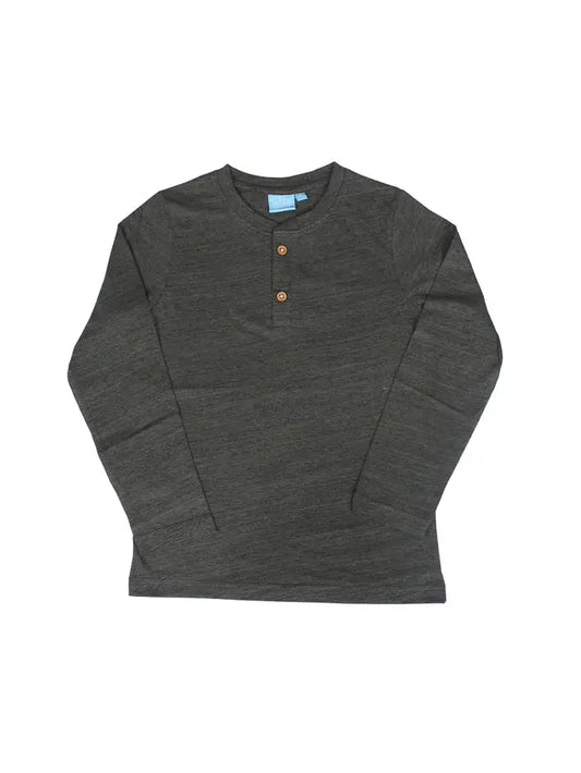 Darius Long Sleeve Textured Henley - Southern Belle Boutique