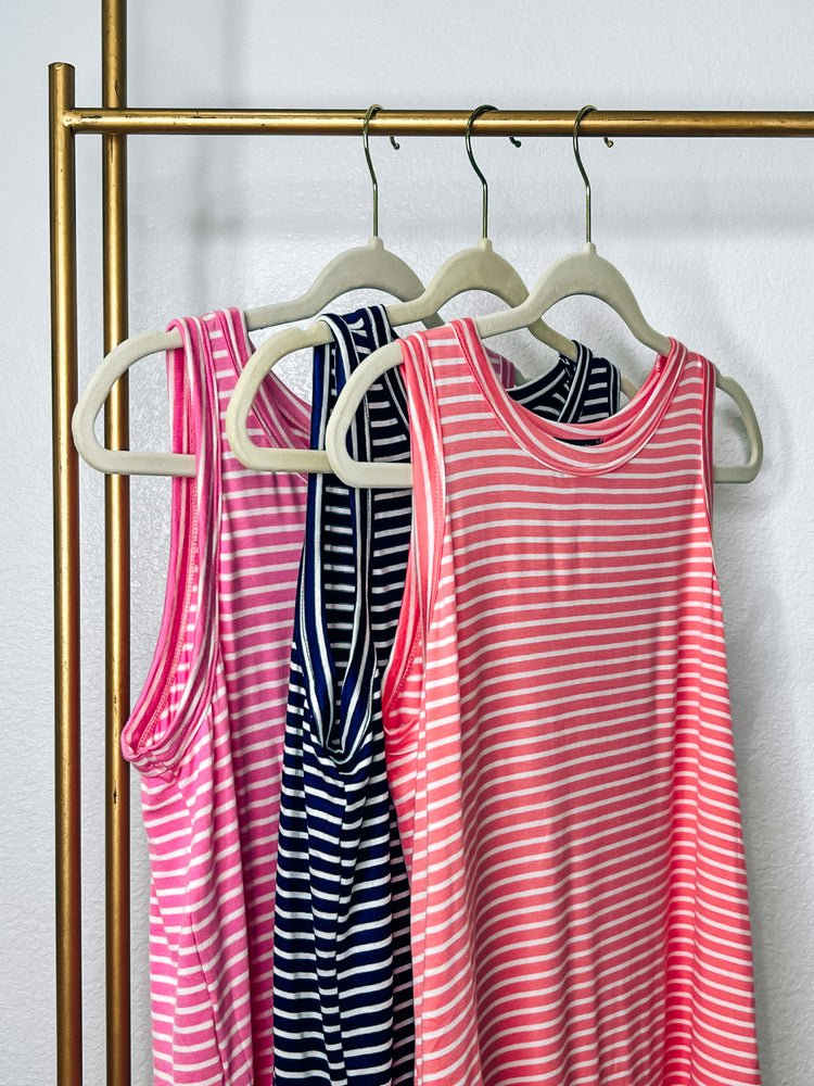 Jersey Striped Tank Top - Southern Belle Boutique