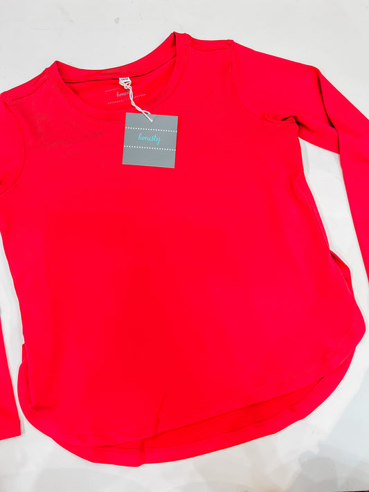 Fuchsia Long Sleeve Performance Top - Southern Belle Boutique