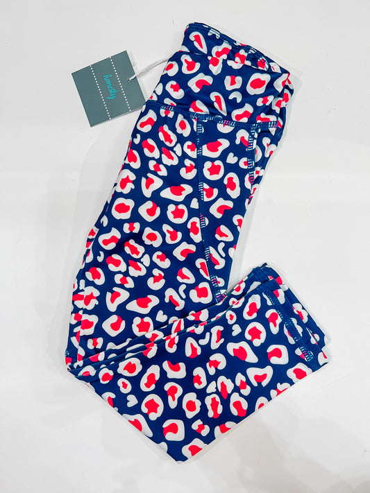 Blue Leopard Leggings - Southern Belle Boutique