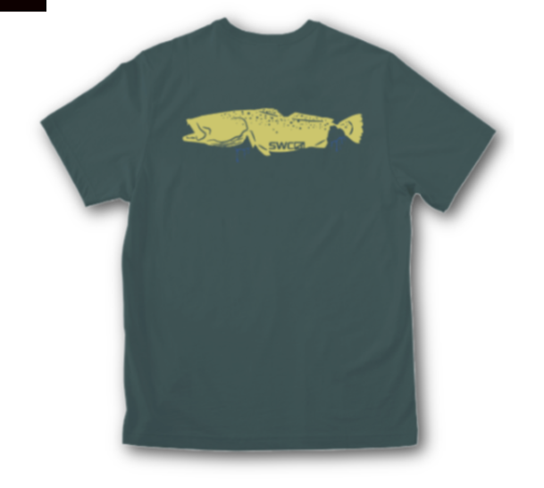 Tanguis S/S Trout Hero-Spray Green - Southern Belle Boutique