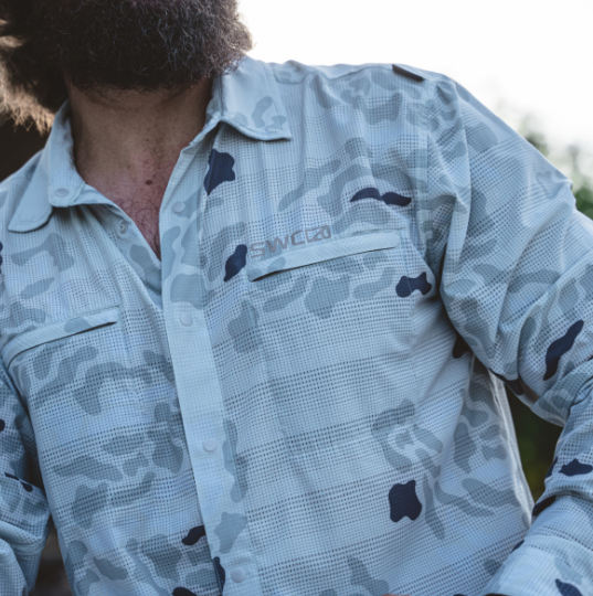 Oysterman L/S Sand Gumbalaya - Southern Belle Boutique