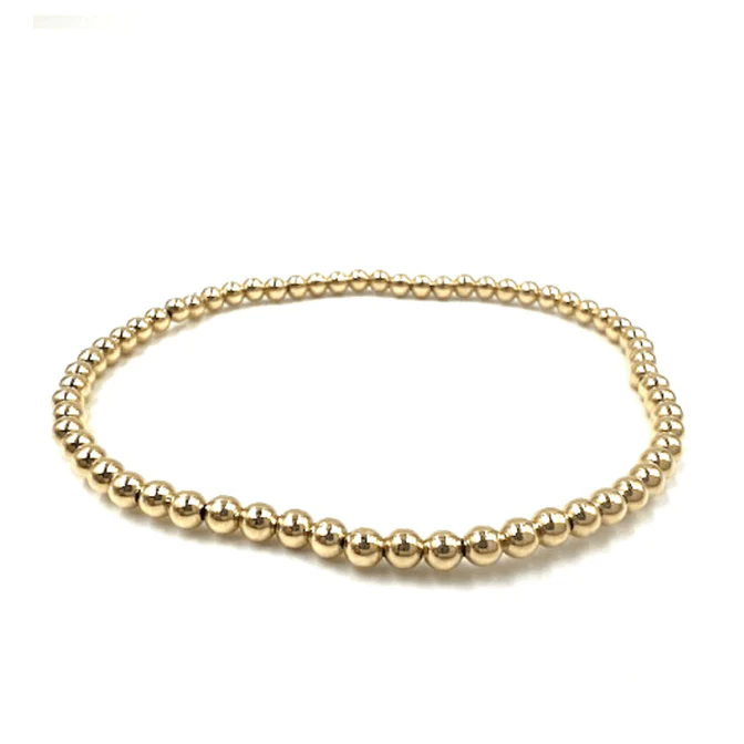 karma 3mm simple stretch bracelet - Southern Belle Boutique