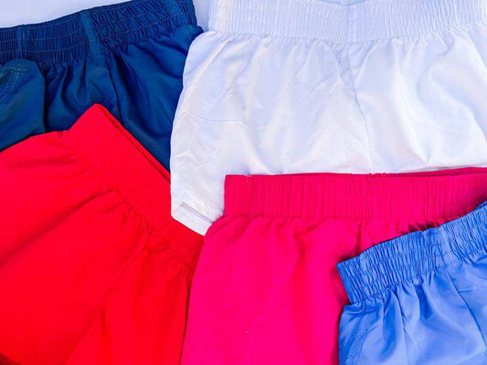 White Youth Running Shorts - Southern Belle Boutique