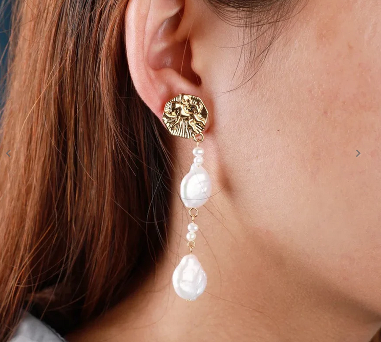 Evelyn Pearl Drop Earrings - Southern Belle Boutique