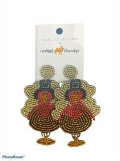Turkey Beaded Earrings - Southern Belle Boutique