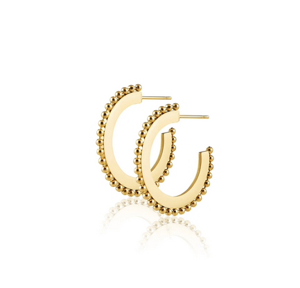 Jodie Studded Hoop - Southern Belle Boutique