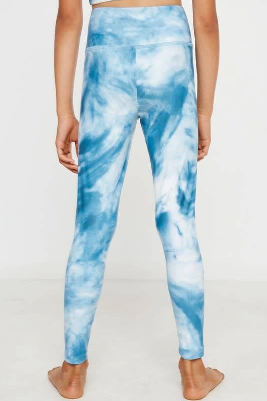 Girls Tie Dye Print Active Leggings - Southern Belle Boutique