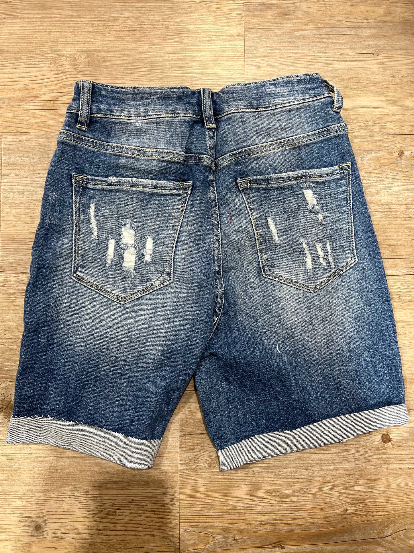 Boyfriend Distressed Shorts - Southern Belle Boutique