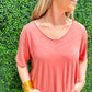 Taylor Top - Grapefruit - Southern Belle Boutique