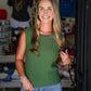 Stirling Tank - Slate Green - Southern Belle Boutique