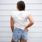 Kiara Top - White - Southern Belle Boutique