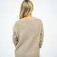 Lt Mocha Crew Neck Sweater