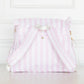 Diaper Bag - Pink Polka Stripe