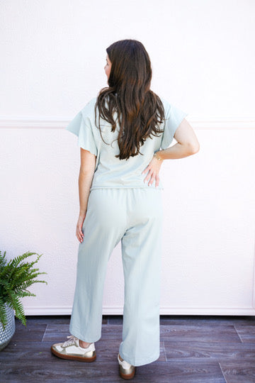 Zahara Pant - Aquamarine