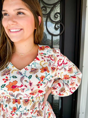 Magali Dress - Raspberry Bloom - Southern Belle Boutique