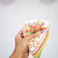 Cake Slice Squishy w/Sprinkles - Large - Southern Belle Boutique