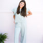 Zahara Pant - Aquamarine - Southern Belle Boutique