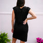 Black Shift Mini Dress